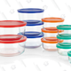 24-Piece Pyrex Simply Store Round Glass Food Storage Set | $20 | Walmart